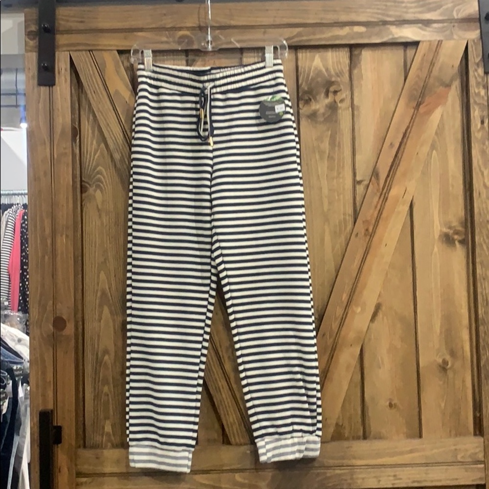 Bishop + Young thick stripped jogger pants